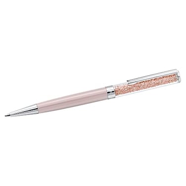 Swarovski Crystalline Ballpoint Pen Black Ink in Rose Gold Coloured Casing Crystal Design from the Crystalline Collection