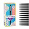 Paper Mate Flair Pen 07 mm Medium Tip Black Box of 12