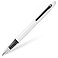 Sheaffer VFM Glossy White Lacquer wMatte Black Powder Coated Appointments and Fine Nib Fountain Pen