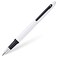 Sheaffer VFM Glossy White Lacquer wMatte Black Powder Coated Appointments and Fine Nib Fountain Pen