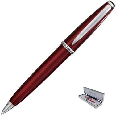 Monteverde USA Aldo Domani Ballpoint Pen Red Italian Luxury Design Smooth Writing