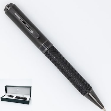 Monteverde USA Innova Formula M Black Ballpoint Pen Luxury Writing Instrument with ParkerStyle Refill