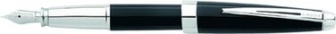 Cross ATX Sandblasted Refillable Fountain Pen Medium Nib Includes Premium Gift Box Onyx Black