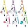 KFPPLXQ 30 Pieces Nurse Badge Pens Mini Highlighter Pens Bulk Include Pink and Purple Tip Highlighter Permanent Marker Retractable Ball with Keychain Clip Retractable for Cna Women Student Gift