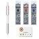 amazdone uni Jetstream EDGE 3028 3Colors Ballpoint Pen White Red BodySXE3250328W15Jetstream EDGE 028mm Ballpoint pen refill 3ColorsSXR20328 Black Red Blue Sticky Notes Value Set