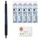 amazdone uni Jetstream EDGE 038 Oilbased Ballpoint Pen Prussian blue BodySXN10033810Jetstream EDGE 038mm Oilbased Ballpoint pen refillSXR20338 Black 5 set Sticky Notes Value Set
