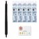 amazdone uni Jetstream EDGE 038 Oilbased Ballpoint Pen Black red BodySXN100338BK15Jetstream EDGE 038mm Oilbased Ballpoint pen refill SXR20338 Black 5 set Sticky Notes Value Set