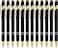 LINFANC 12 Pack Black Gold Ballpoint Pen with Stylus Tip 10 mm Black Ink Smooth Writing Pens Metal Stylus Pens for Touch Screens