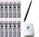 ACEPORTE Uni Jetstream EDGE 028mm Oilbased Ballpoint Pen Black Body 10 Black Refills Sticky Notes Value Set