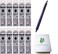 ACEPORTE Uni Jetstream EDGE 028mm Oilbased Ballpoint Pen Navy Body 10 Black Refills Sticky Notes Value Set