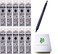 ACEPORTE Uni Jetstream EDGE 028mm Oilbased Ballpoint Pen Navy Body 10 Black Refills Sticky Notes Value Set