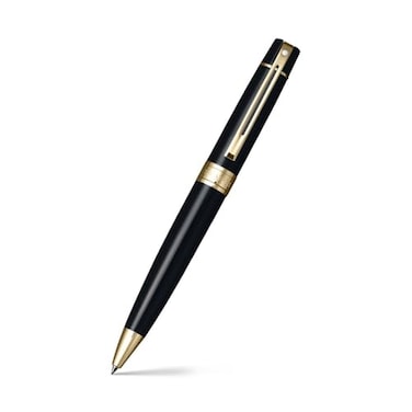 Sheaffer 300 Black with Gold Trim Ballpoint 93252
