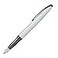 Cross ATX Brushed Chrome Fine Nib Fountain Pen Refillable Pen for Smooth Writing Black Ink Comfortable Grip LongLasting Professional Office Supplies Gift Box Included