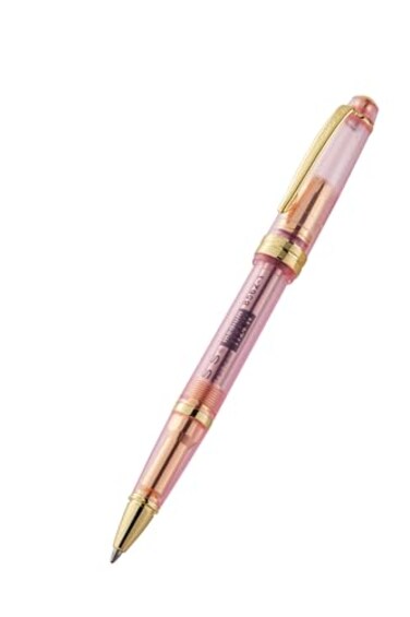 Cross Bailey Light Translucent Pink Sapphire Resin Ballpoint Pen Professional Pen for Effortless Writing Journaling NoteTaking More Black Ink Easy Handling Includes Gift Box