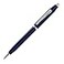 Cross Century II Blue Lacquer Ballpoint Pen with Chrome Point