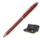 Cross Tech3 Engraved Refillable MultiFunction Ballpoint Pen with Stylus Medium Ballpen And Pencil Includes Premium Gift Box Translucent Red