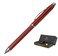 Cross Tech3 Engraved Refillable MultiFunction Ballpoint Pen with Stylus Medium Ballpen And Pencil Includes Premium Gift Box Translucent Red