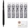 amazdone uni Jetstream Edge 028mm OilBased Ballpoint Pen Black Body SXN10032824Jetstream Edge 028mm Ballpoint Pen RefillsSXR20328 Black 5 Refills Set and Sticky Notes