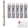 amazdone uni Jetstream Edge 028mm OilBased Ballpoint Pen Champagne Gold Body SXN10032825Jetstream Edge 028mm Ballpoint Pen RefillsSXR20328 Black 5 Refills Set and Sticky Notes