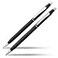 Cross Classic Century Refillable Pen Pencil Gift Set Presented in a Luxury Gift Box Medium Point Black Ink Black Chrome