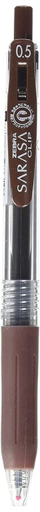 Zebra Technologies Zebra Sarasa Clip Pen 05 Brown JJ15E