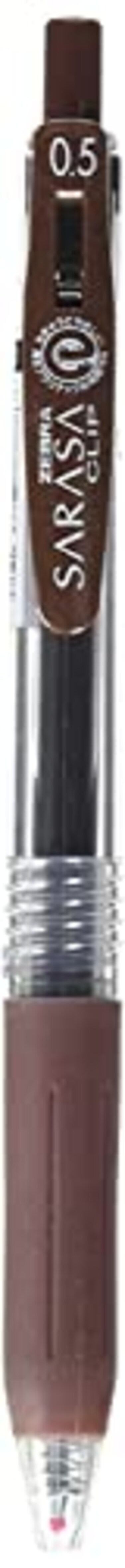 Zebra Technologies Zebra Sarasa Clip Pen 05 Brown JJ15E