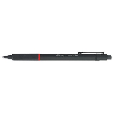 rOtring Rapid Pro Medium Point Ballpoint Pen Black Body 1904292