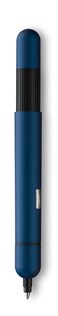 Lamy Pico Ballpoint Pen Luxury Pocket Pen that Transforms into Full Size Biro Lacquer Finish Includes Double Push Mechanism Refill Imperial Blue