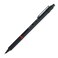 rOtring Rapid Pro Retractable Ballpoint Technical Drawing Pen Medium Point Blue Ink Black FullMetal Body