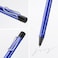Lamy safari blue Ballpoint Pen with ergonomic grip line width M for pleasant long writing made of robust ASA plastic including large capacity refill M 16 in black