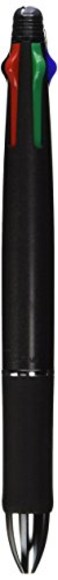 Zebra Pen Zebra ClipOn 1000 4 Color 07 mm Ballpoint Multi Pen 05 mm Pencil Black Body B4SA2BK