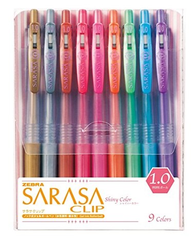 Zebra Technologies Zebra Sarasa Clip 10 9 Shiny Metallic Color Set JJE159CA