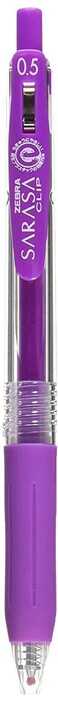 Zebra Technologies Zebra Sarasa Clip Pen 05 mm Purple JJ15PU