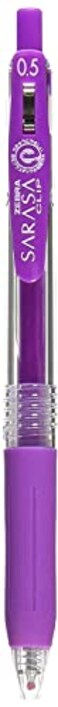 Zebra Technologies Zebra Sarasa Clip Pen 05 mm Purple JJ15PU