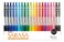 Zebra Pen Zebra Gel Ballpoint Pen Sarasa Clip 05 Jj1520ca 20 Color Set