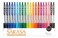 Zebra Pen Zebra Gel Ballpoint Pen Sarasa Clip 05 Jj1520ca 20 Color Set
