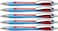 Schneider Slider Rave XB Extra Broad Ballpoint Pen Refillable Retractable 14 mm Light Blue Barrel Red Ink Box of 5 Pens 132502
