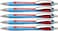 Schneider Slider Rave XB Extra Broad Ballpoint Pen Refillable Retractable 14 mm Light Blue Barrel Red Ink Box of 5 Pens 132502