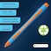 Schneider Slider Memo XB Extra Broad Ballpoint Pen 14 mm Light Blue Barrel Orange Ink Box of 10 Pens 150206