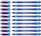 Schneider Slider Memo XB Extra Broad Ballpoint Pen 14 mm Light Blue Barrel Violet Ink Box of 10 Pens 150208