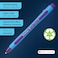 Schneider Slider Memo XB Extra Broad Ballpoint Pen 14 mm Light Blue Barrel Violet Ink Box of 10 Pens 150208