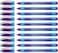 Schneider Slider Memo XB Extra Broad Ballpoint Pen 14 mm Light Blue Barrel Violet Ink Box of 10 Pens 150208