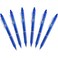 Pilot FriXion Ball 07mm Erasable Gel Pens Fine Point Blue Ink Pack Of 6