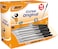 BIC Cristal Original Ballpoint Pens EveryDay Biro Pen Fine Point 10mm Ideal for School Black Ink 100 Count Pack of 1