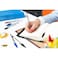 BIC Cristal Original Ballpoint Pens EveryDay Biro Pen Fine Point 10mm Ideal for School Black Ink 100 Count Pack of 1