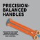 Spyderco BaliYo Twin Handled High Performance Heavy Duty Pen OrangeBlue YUS116