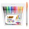 BIC Cristal Multicolour Ballpoint Pens With Wide Tip 16mm Pens For Colourful Writing In Assorted Colours Pack Of 15