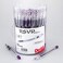 Pentel RSVP Ballpoint Pen 07mm Fine Line Violet Ink 72pk Canister BK90PC72V
