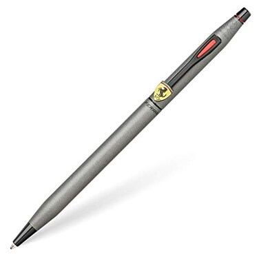 Cross Scuderia Ferrari Classic Century Ballpoint Pen Includes Premium Gift Box Titanium Grey Satin Lacquer
