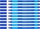 Schneider Slider Edge M Medium Ballpoint Pen 10 mm Light Blue Barrel Blue Ink Box of 10 Pens 152103